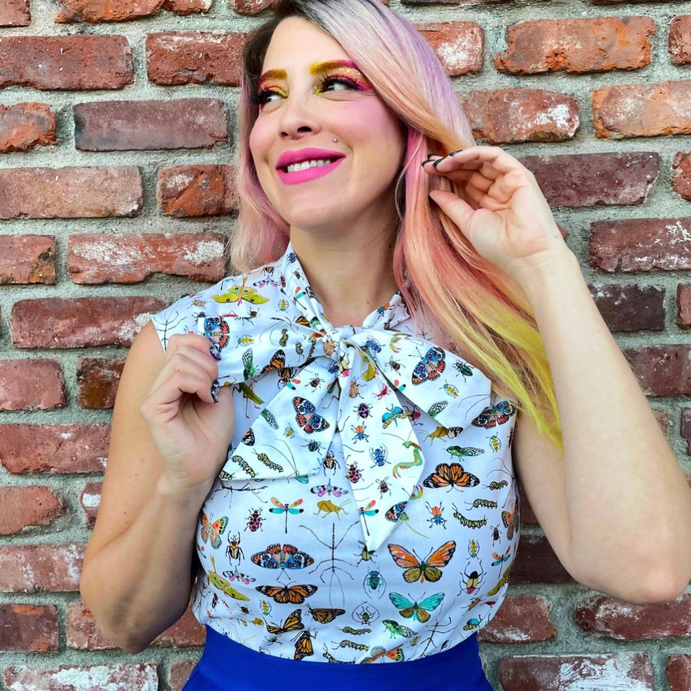 Butterfly & Insects Bow Top